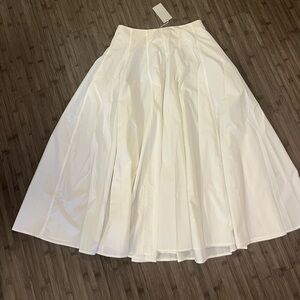 COS white circle Women's Skirt NWT